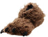 NORTY Boys S/M Brown Grizzly Bear Slippers 17059 Prepack
